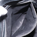 GUCCI GG Canvas Shoulder Bag Black Silver 109141 Auth 158449-21