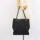 GUCCI GG Canvas Shoulder Bag Black Silver 109141 Auth 158449-22