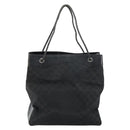 GUCCI GG Canvas Shoulder Bag Black Silver 109141 Auth 158449-2