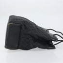 GUCCI GG Canvas Shoulder Bag Black Silver 109141 Auth 158449-3