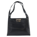 GUCCI Shoulder Bag Leather Black Silver 001 3038 Auth 158450-13