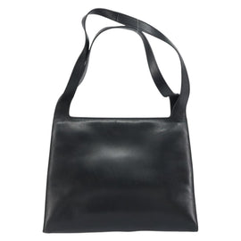 GUCCI Shoulder Bag Leather Black Silver 001 3038 Auth 158450 - 0