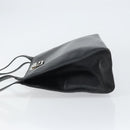 GUCCI Shoulder Bag Leather Black Silver 001 3038 Auth 158450-4