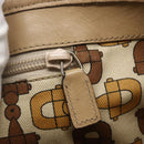 GUCCI GG Canvas Tote Bag Pink Gold Auth 158451-18