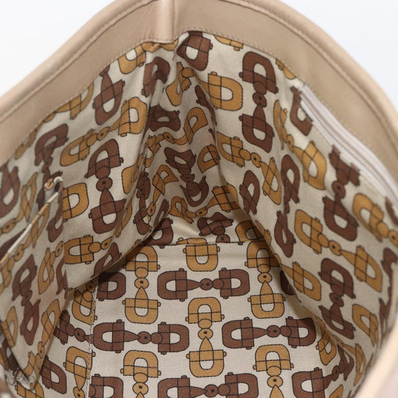 GUCCI GG Canvas Tote Bag Pink Gold Auth 158451