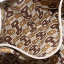 GUCCI GG Canvas Tote Bag Pink Gold Auth 158451-21