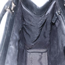 GUCCI GG Canvas Jackie Hand Bag Black Silver 002 1065 Auth 158453-20