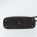 GUCCI Bamboo Hand Bag Leather 2way Brown Gold 000 2122 0290 Auth 158454-5