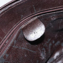GUCCI Bamboo Hand Bag Leather 2way Brown Gold 000 2122 0290 Auth 158454-10
