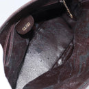 GUCCI Bamboo Hand Bag Leather 2way Brown Gold 000 2122 0290 Auth 158454-11