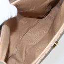 GUCCI GG Supreme Hand Bag PVC Beige Gold 116 02 080 Auth 158457-17