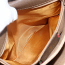 GUCCI GG Supreme Hand Bag PVC Beige Gold 116 02 080 Auth 158457-22