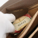 GUCCI GG Supreme Hand Bag PVC Beige Gold 116 02 080 Auth 158457-23
