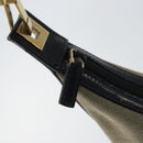 GUCCI Shoulder Bag Canvas Beige Gold 001 4204 Auth 158461-15