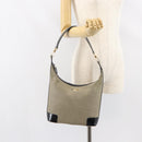 GUCCI Shoulder Bag Canvas Beige Gold 001 4204 Auth 158461-24