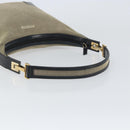 GUCCI Shoulder Bag Canvas Beige Gold 001 4204 Auth 158461-7