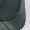 GUCCI Shoulder Bag Enamel Green Silver Auth 158465-10