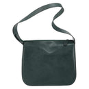 GUCCI Shoulder Bag Enamel Green Silver Auth 158465-3