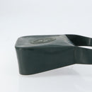 GUCCI Shoulder Bag Enamel Green Silver Auth 158465-4