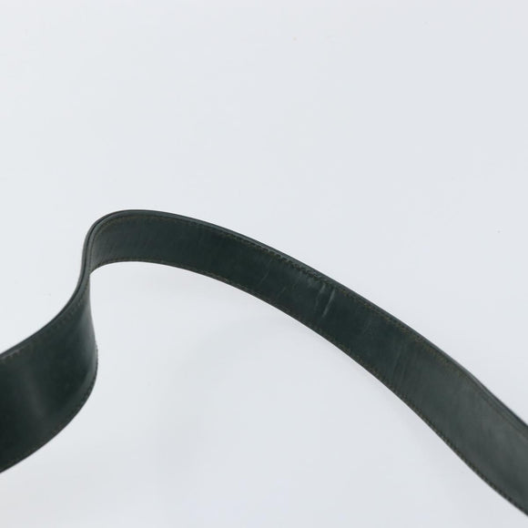 GUCCI Shoulder Bag Enamel Green Silver Auth 158465