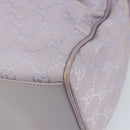 GUCCI GG Canvas Shoulder Bag Purple Gold 92699 Auth 158466-10