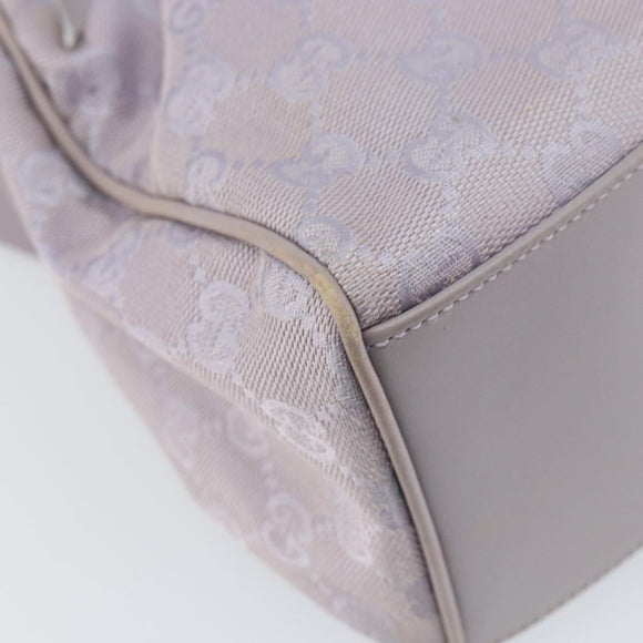 GUCCI GG Canvas Shoulder Bag Purple Gold 92699 Auth 158466