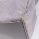 GUCCI GG Canvas Shoulder Bag Purple Gold 92699 Auth 158466-12