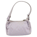 GUCCI GG Canvas Shoulder Bag Purple Gold 92699 Auth 158466-3