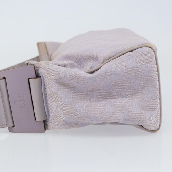 GUCCI GG Canvas Shoulder Bag Purple Gold 92699 Auth 158466