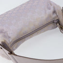 GUCCI GG Canvas Shoulder Bag Purple Gold 92699 Auth 158466-6