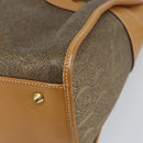 GUCCI Hand Bag Leather Beige Gold 002 58 0219 Auth 158470-12