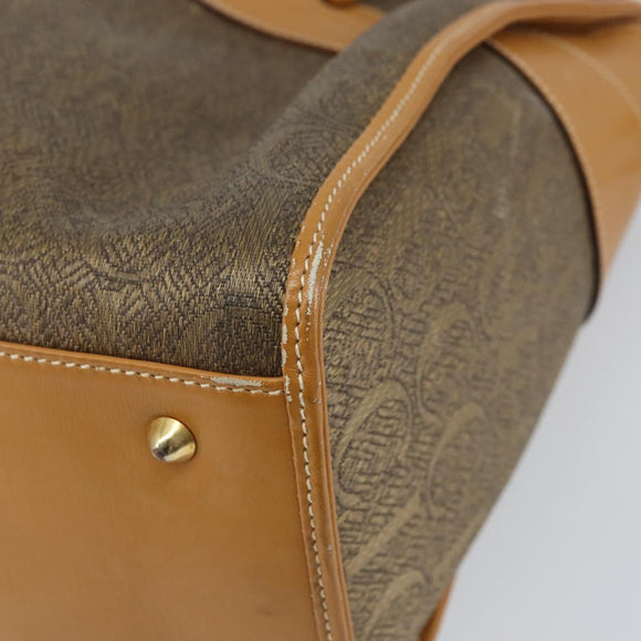 GUCCI Hand Bag Leather Beige Gold 002 58 0219 Auth 158470