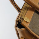 GUCCI Hand Bag Leather Beige Gold 002 58 0219 Auth 158470-14