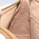 GUCCI Hand Bag Leather Beige Gold 002 58 0219 Auth 158470-18