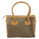 GUCCI Hand Bag Leather Beige Gold 002 58 0219 Auth 158470-3