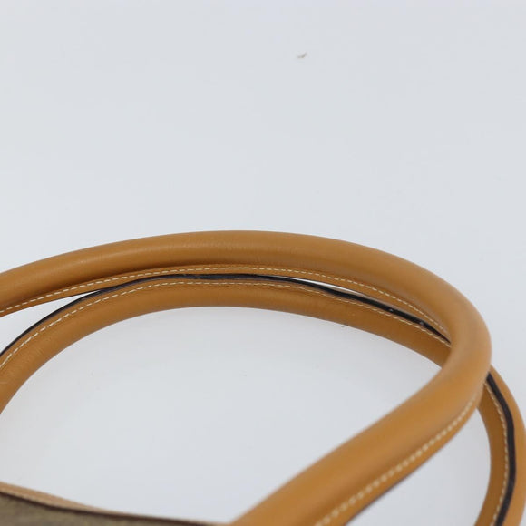 GUCCI Hand Bag Leather Beige Gold 002 58 0219 Auth 158470