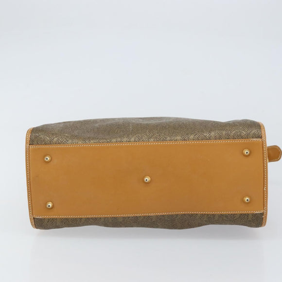 GUCCI Hand Bag Leather Beige Gold 002 58 0219 Auth 158470