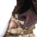 GUCCI GG Canvas Web Sherry Line Waist bag Beige Silver 28566 Auth 158471-21