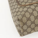 GUCCI GG Supreme Web Sherry Line Tote Bag PVC Beige Red 39 02 003 Auth 158474-14
