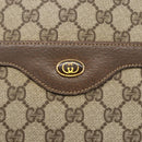 GUCCI GG Supreme Web Sherry Line Tote Bag PVC Beige Red 39 02 003 Auth 158474-17