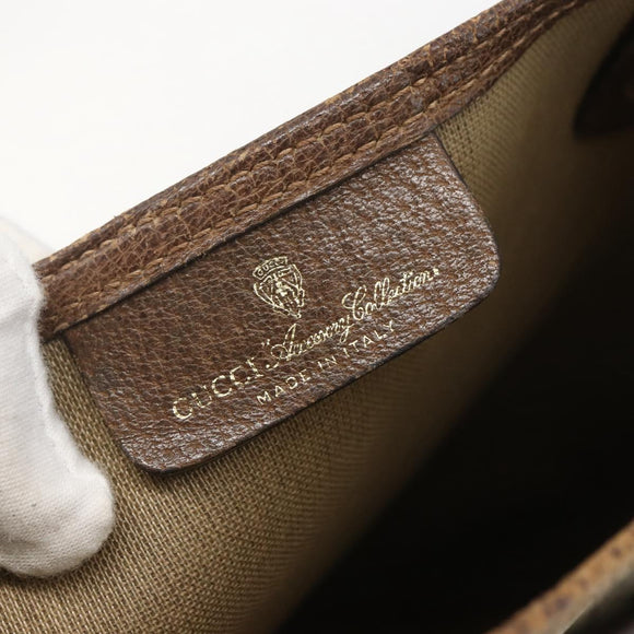 GUCCI GG Supreme Web Sherry Line Tote Bag PVC Beige Red 39 02 003 Auth 158474