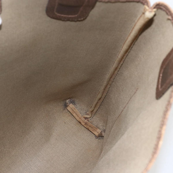 GUCCI GG Supreme Web Sherry Line Tote Bag PVC Beige Red 39 02 003 Auth 158474