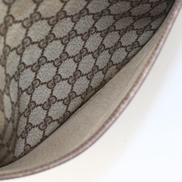 GUCCI GG Supreme Web Sherry Line Tote Bag PVC Beige Red 39 02 003 Auth 158474