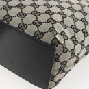 GUCCI GG Canvas Tote Bag Navy Gold 002 1099 2404 Auth 158475-12