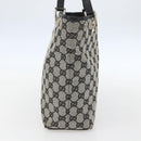 GUCCI GG Canvas Tote Bag Navy Gold 002 1099 2404 Auth 158475-5