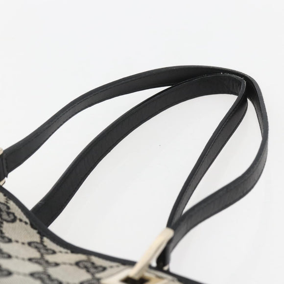 GUCCI GG Canvas Tote Bag Navy Gold 002 1099 2404 Auth 158475