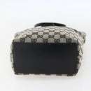 GUCCI GG Canvas Tote Bag Navy Gold 002 1099 2404 Auth 158475-9