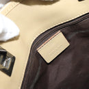 GUCCI GG Canvas Tote Bag Beige Gold 31244 Auth 158476-17