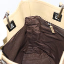 GUCCI GG Canvas Tote Bag Beige Gold 31244 Auth 158476-19