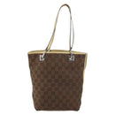 GUCCI GG Canvas Tote Bag Beige Gold 31244 Auth 158476-13